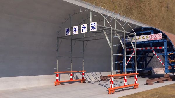 井冈山市隧道施工动画制作公司 - 隧道施工工艺和施工方法 - 隧道施工汇报动画视频 - bim 工程施工动画